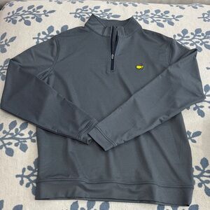 Masters Men's Blue Zip-Up Sweater